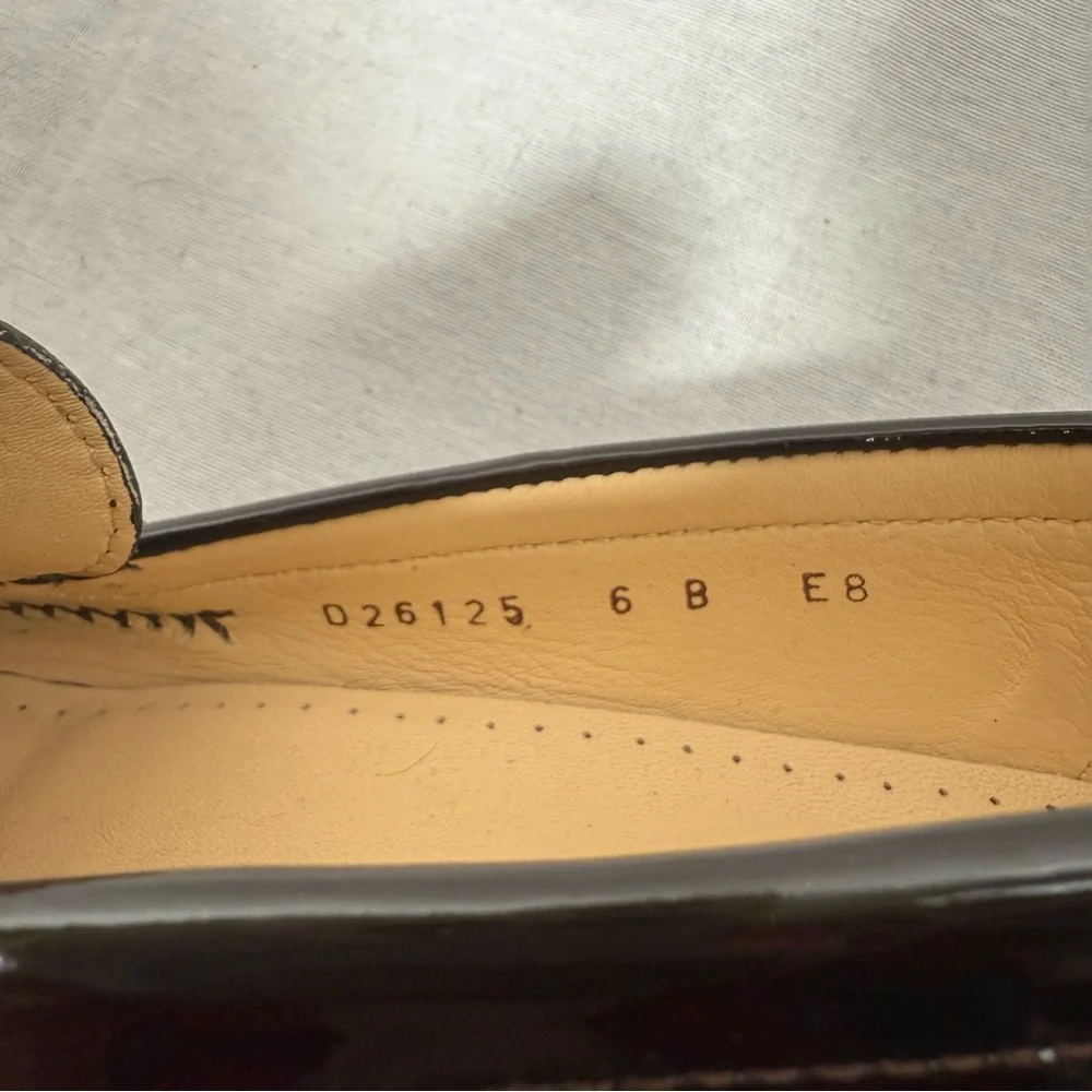 Cole Haan Brown Patent Leather Loafers‎ Classic Old Money Women’s Size 6B